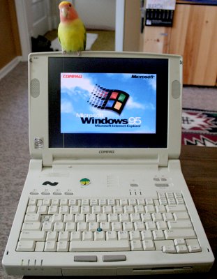 ancient laptop