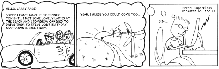 Does Android team with eccentric geeks?  (comic)